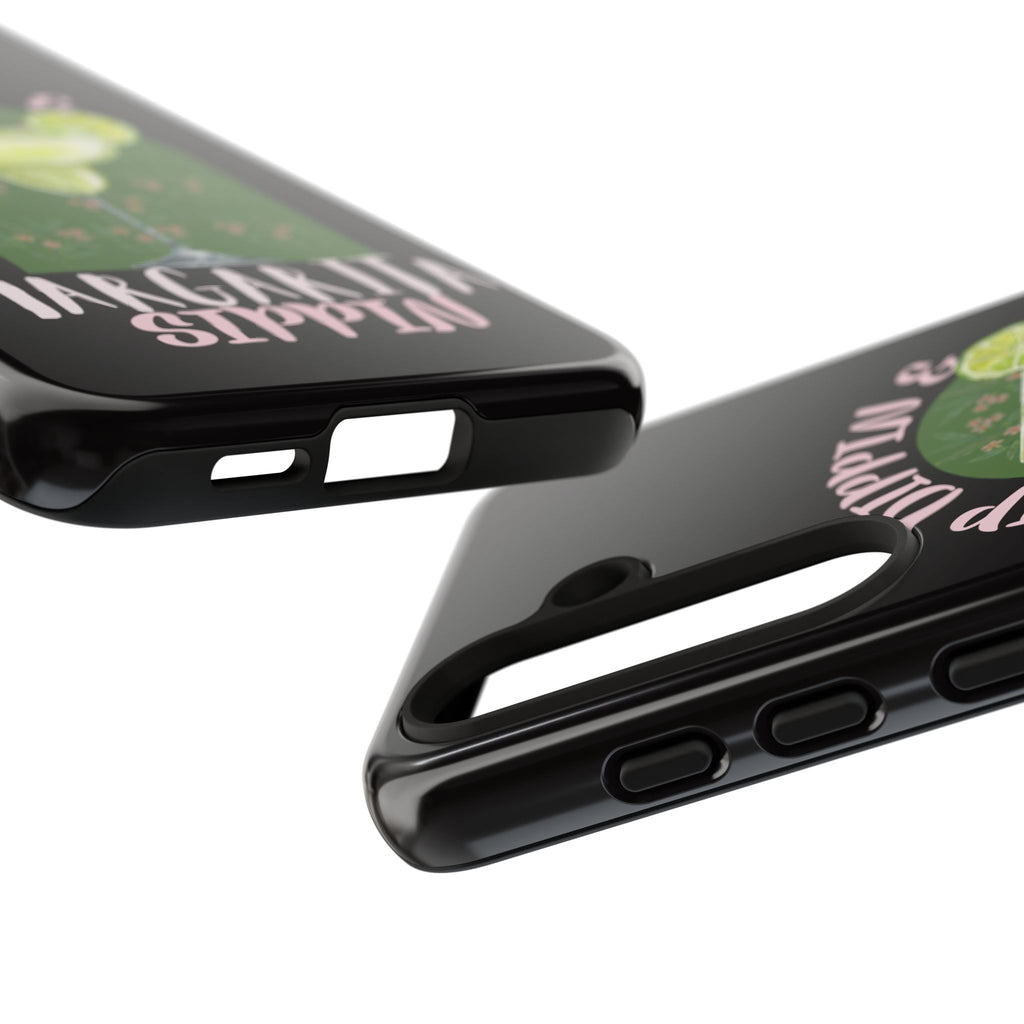 Margarita Sippin' Phone Case – 'Chip Dippin & Margarita Sippin' Cocktail Graphic