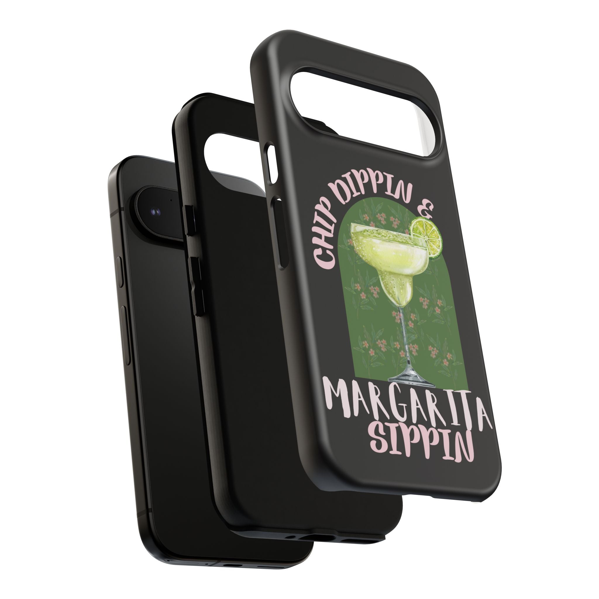 Margarita Sippin' Phone Case – 'Chip Dippin & Margarita Sippin' Cocktail Graphic