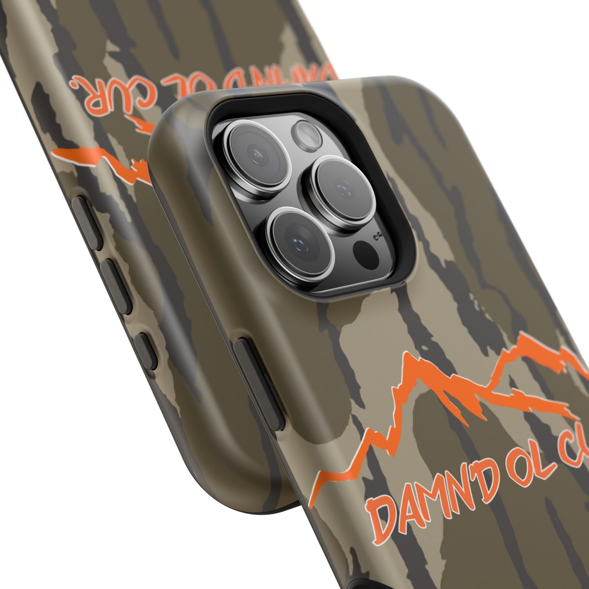 Camo Mountain Impact-Resistant Phone Case — 'Damn'd O'Clur' Outdoor Protective Cover