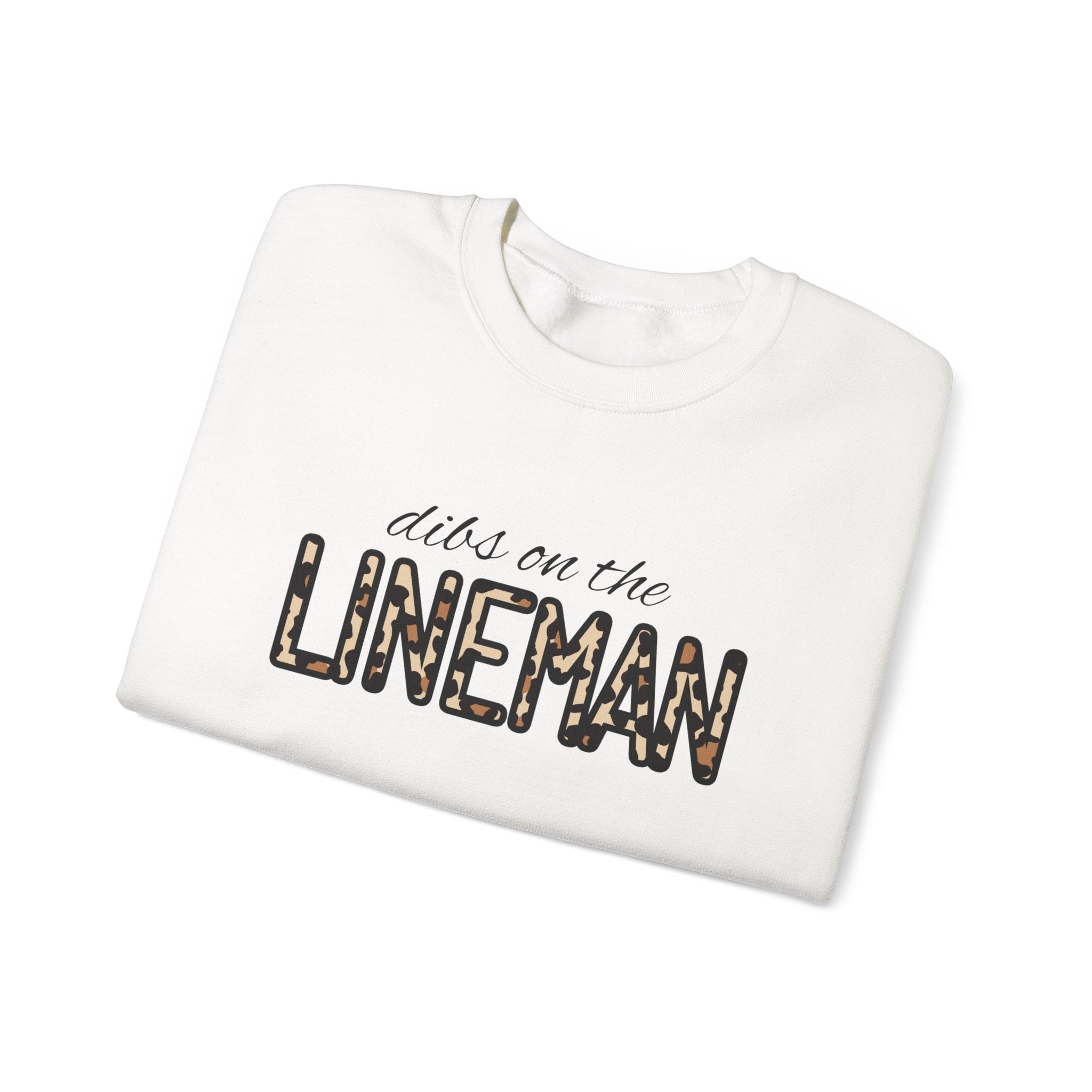 Dibs on the Lineman Crewneck Sweatshirt — Lineman Appreciation Pullover