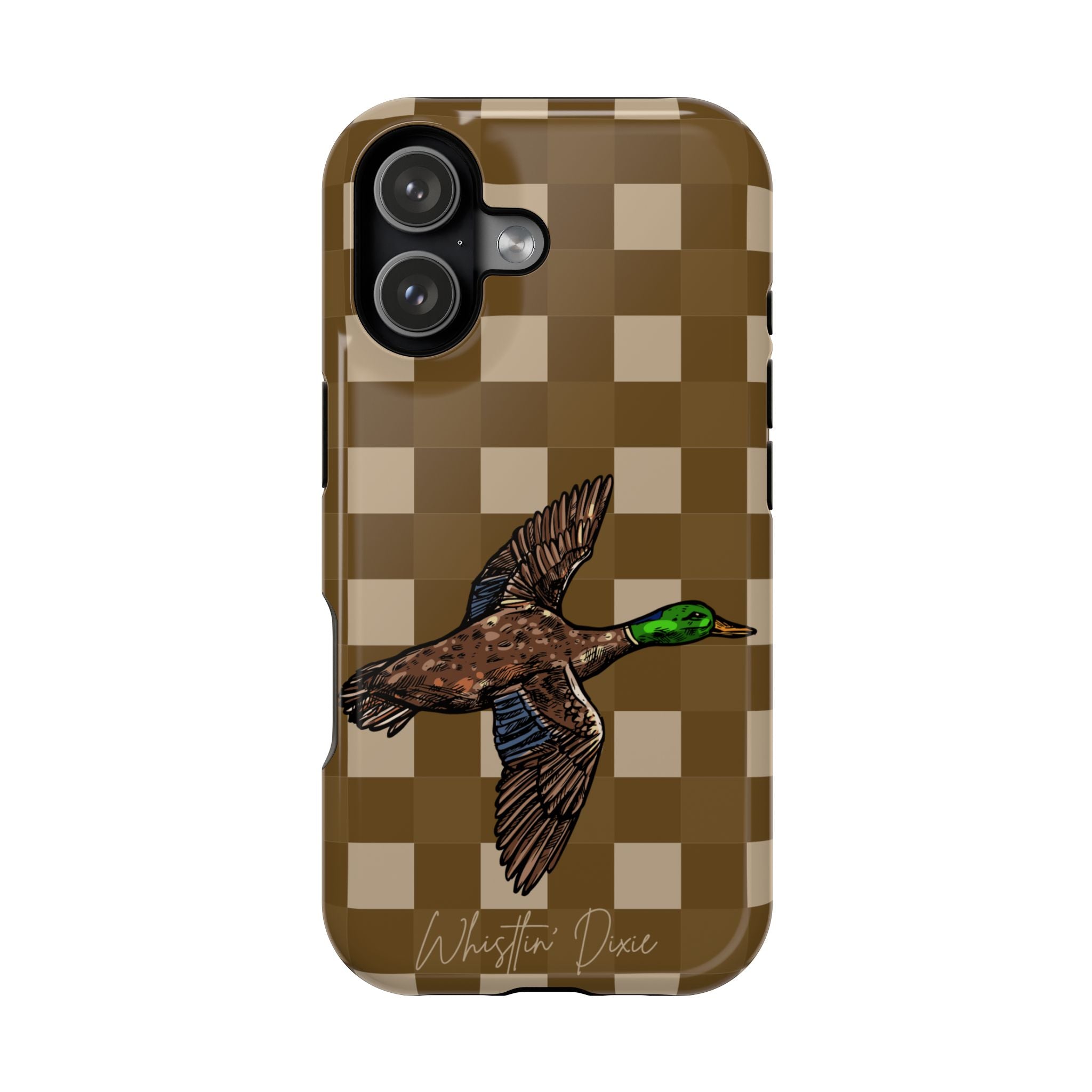 Duck Plaid Magnetic Impact-Resistant Phone Case