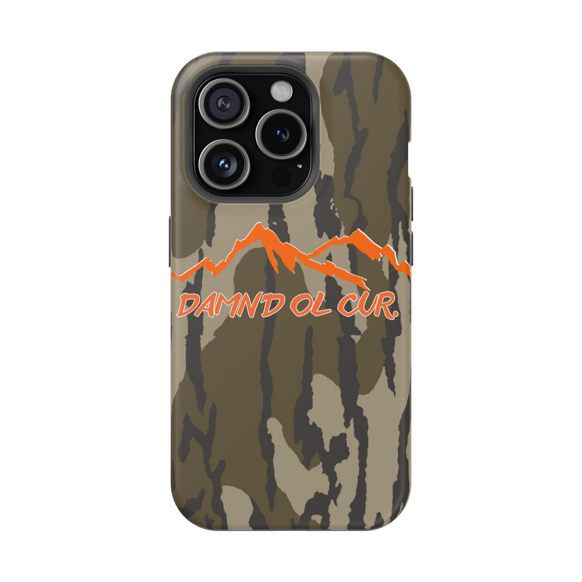 Camo Mountain Impact-Resistant Phone Case — 'Damn'd O'Clur' Outdoor Protective Cover