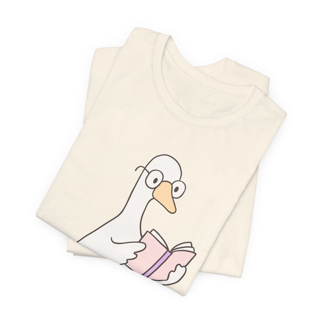 I'd Rather Be Reading Goose T-Shirt — Cute Book Lover Tee