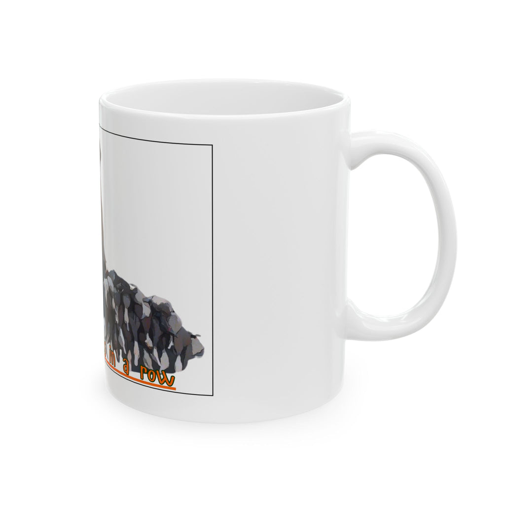Dog Lover Ceramic Mug – "Keep Your Ducks In A Row" Cute Retriever Design (11oz/15oz)