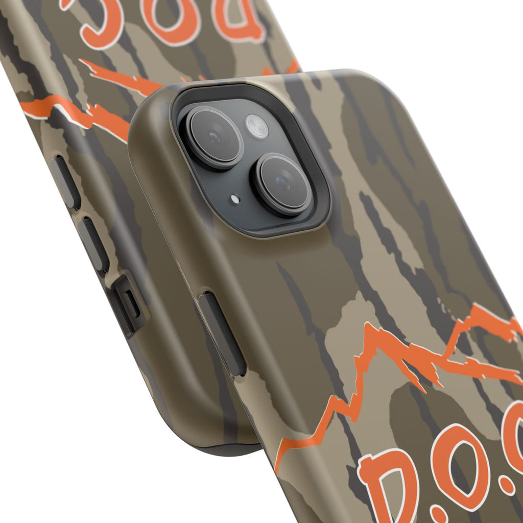 Camouflage Impact-Resistant Phone Case — D.O.C. Mountain Logo