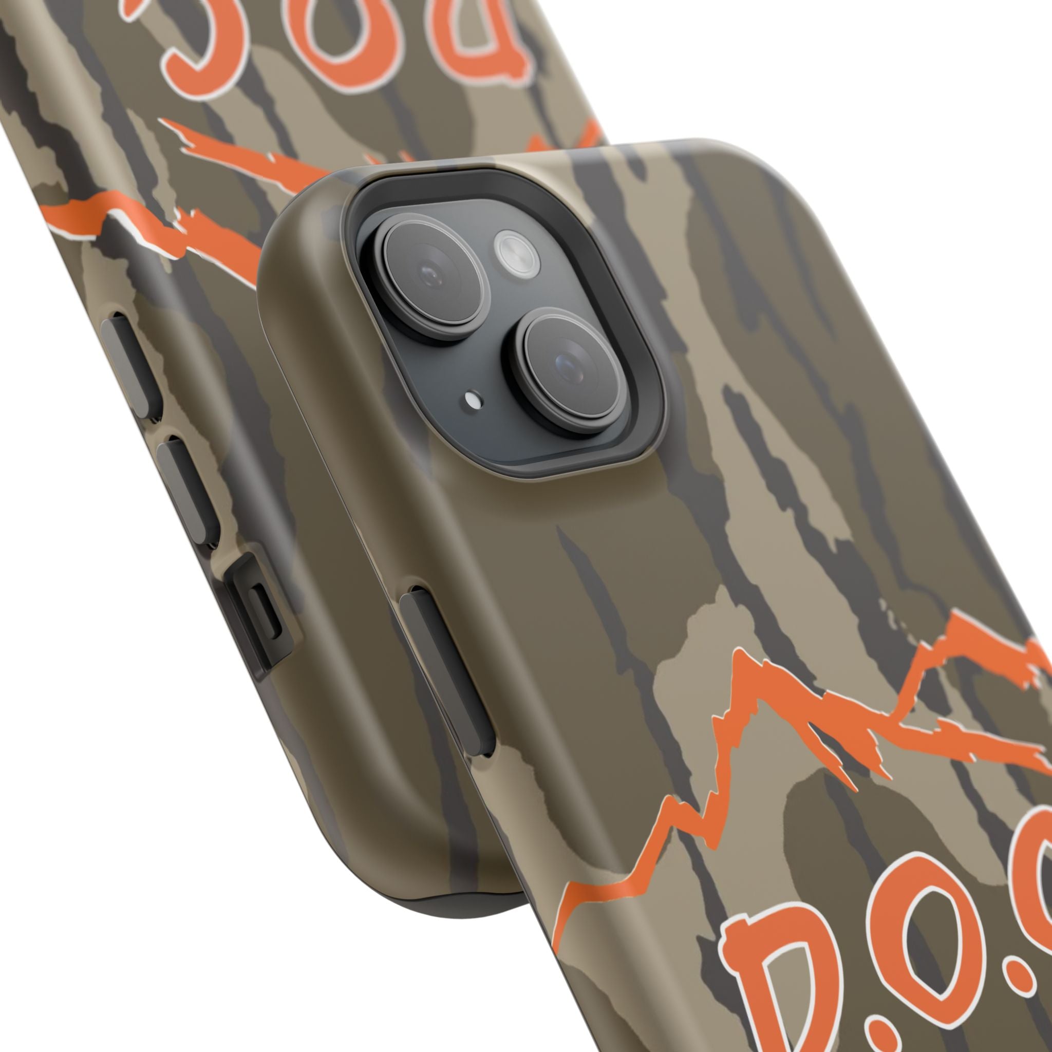 Camouflage Impact-Resistant Phone Case — D.O.C. Mountain Logo