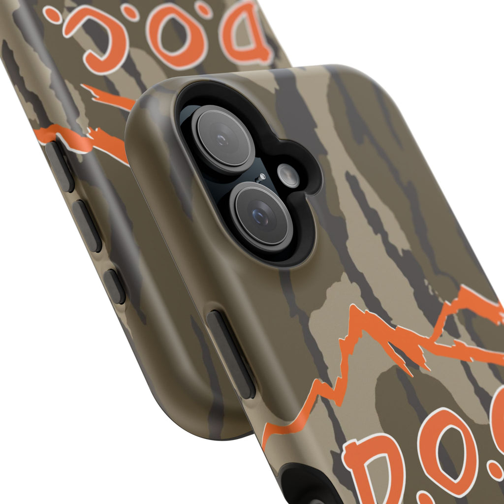 Camouflage Impact-Resistant Phone Case — D.O.C. Mountain Logo