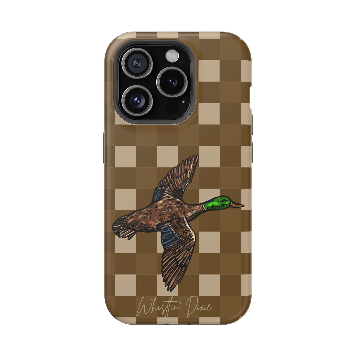 Duck Plaid Magnetic Impact-Resistant Phone Case