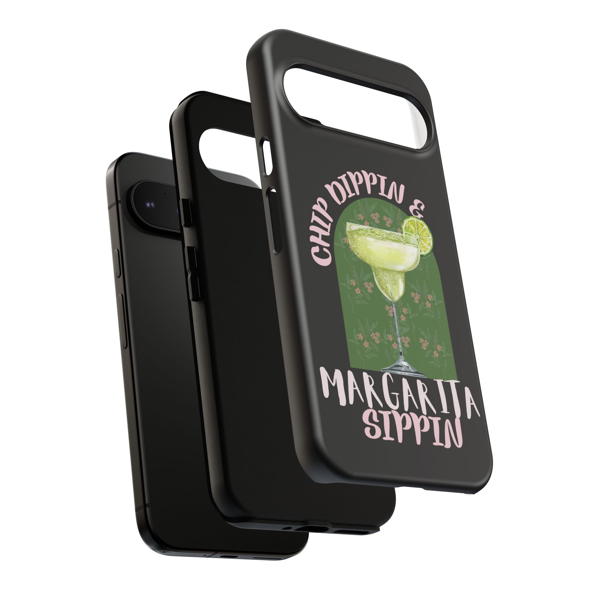Margarita Sippin' Phone Case – 'Chip Dippin & Margarita Sippin' Cocktail Graphic