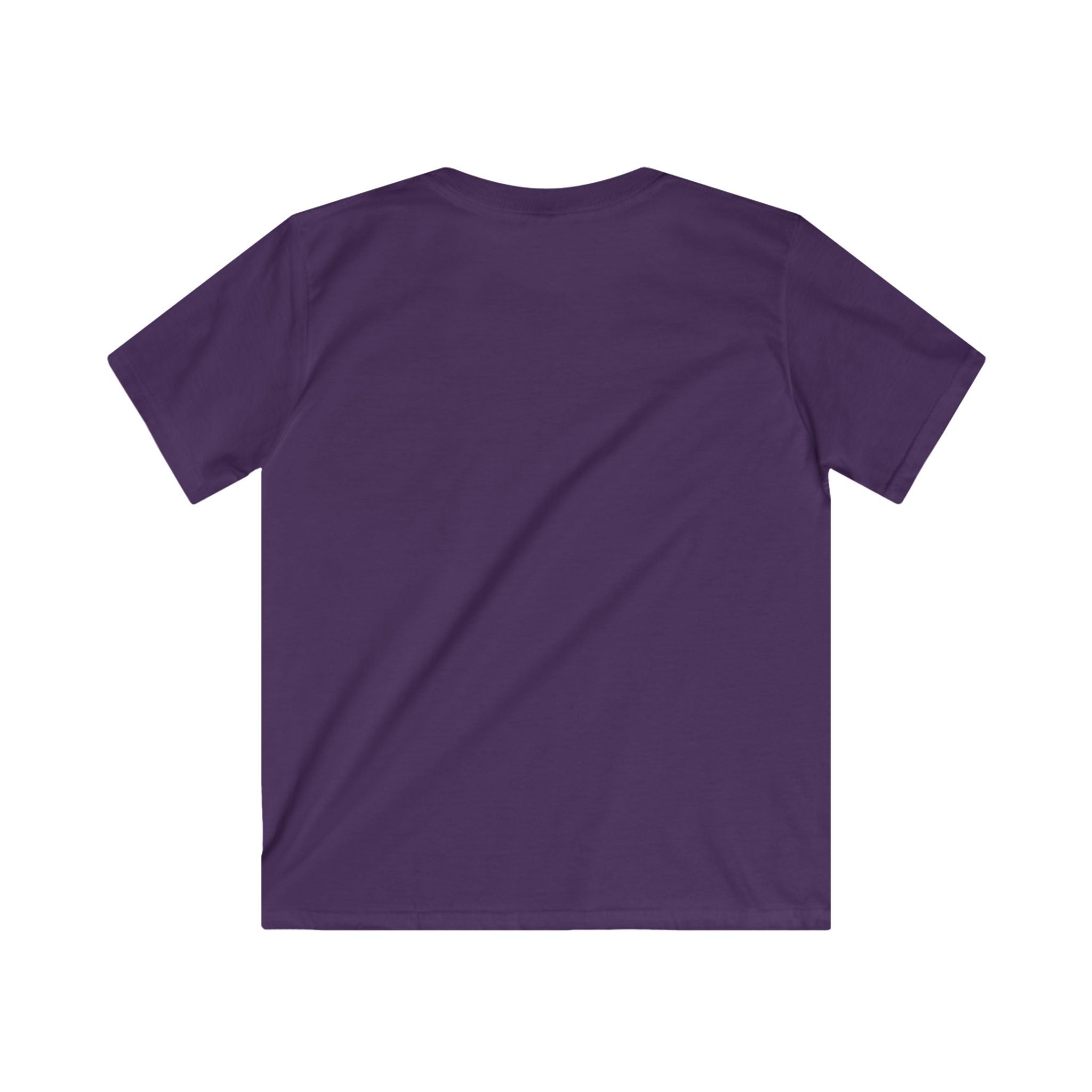 Kids Halloween Ghosts T‑Shirt — Cute Purple & Orange Ghost Trio with Bows