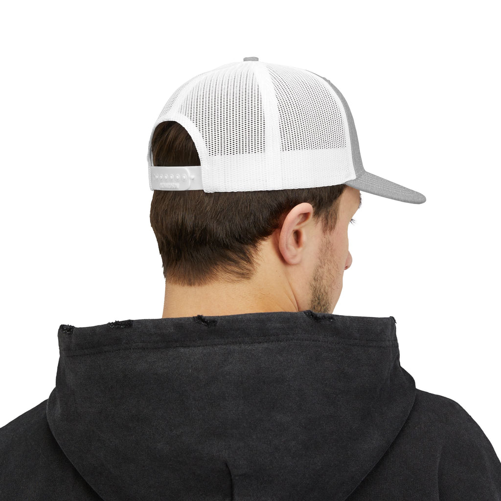 Damn'd Ol Cur Trucker Cap -Mountain Snapback Hat