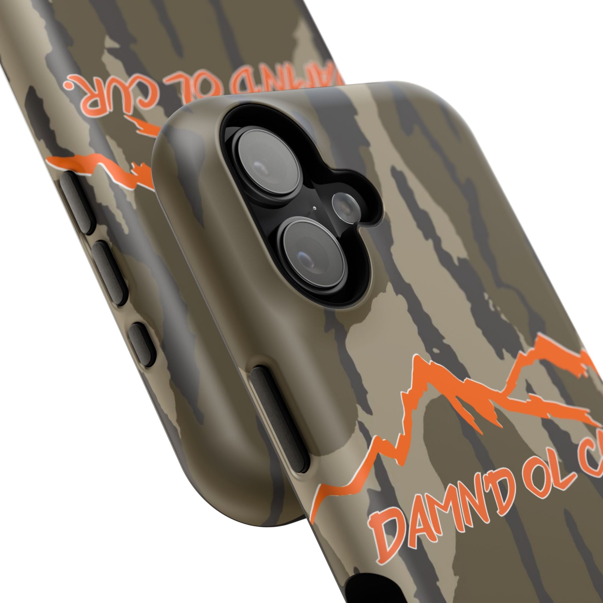 Camo Mountain Impact-Resistant Phone Case — 'Damn'd O'Clur' Outdoor Protective Cover