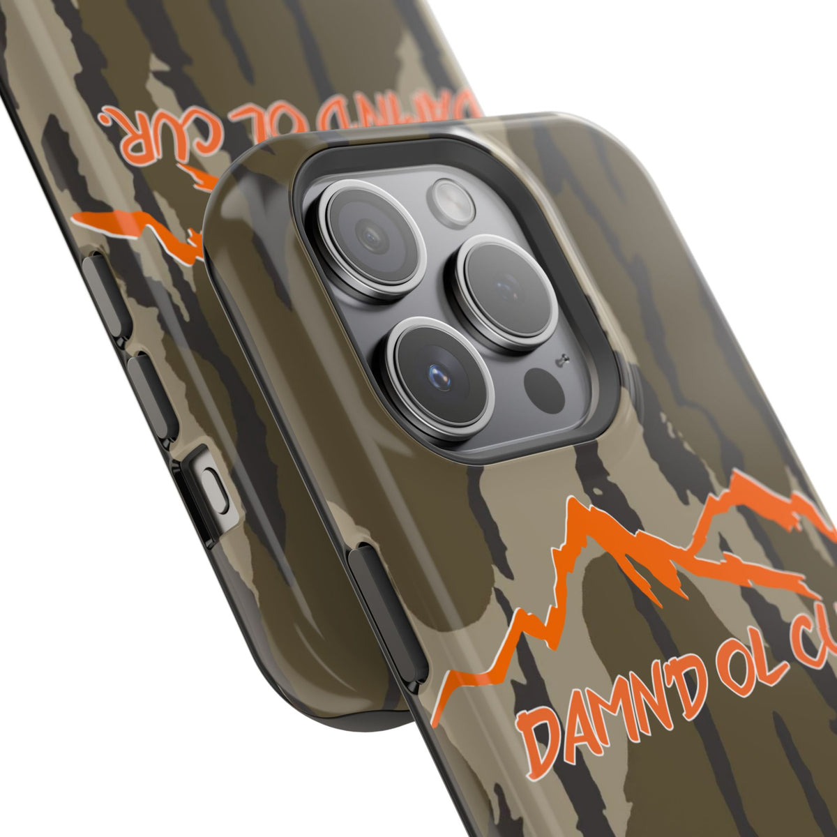 Camo Mountain Impact-Resistant Phone Case — 'Damn'd O'Clur' Outdoor Protective Cover