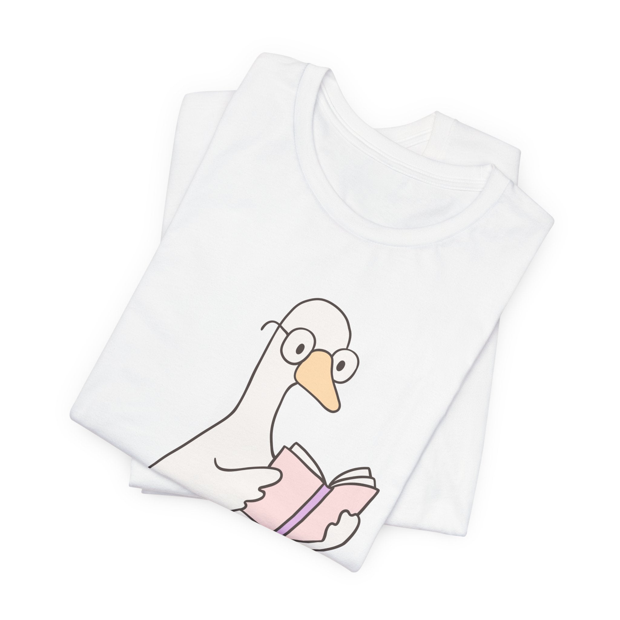I'd Rather Be Reading Goose T-Shirt — Cute Book Lover Tee