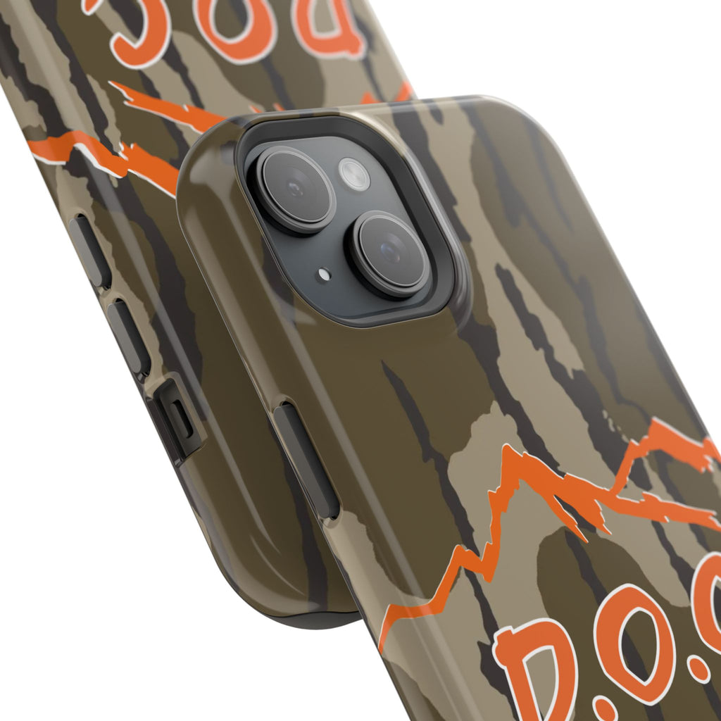Camouflage Impact-Resistant Phone Case — D.O.C. Mountain Logo