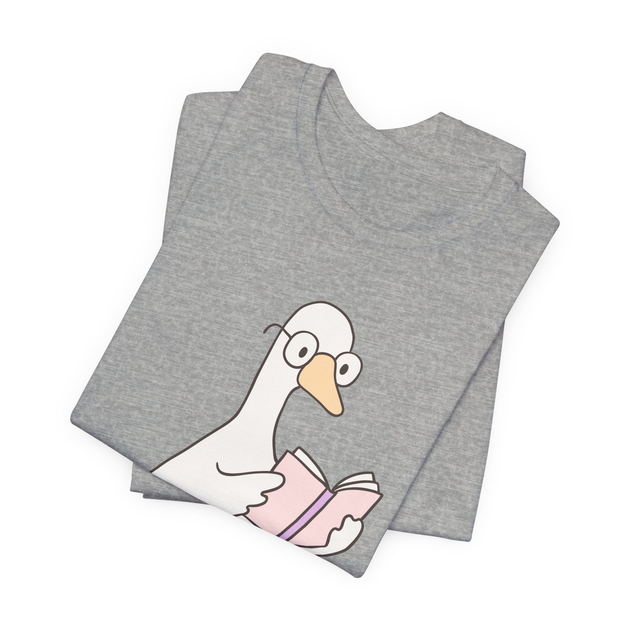 I'd Rather Be Reading Goose T-Shirt — Cute Book Lover Tee