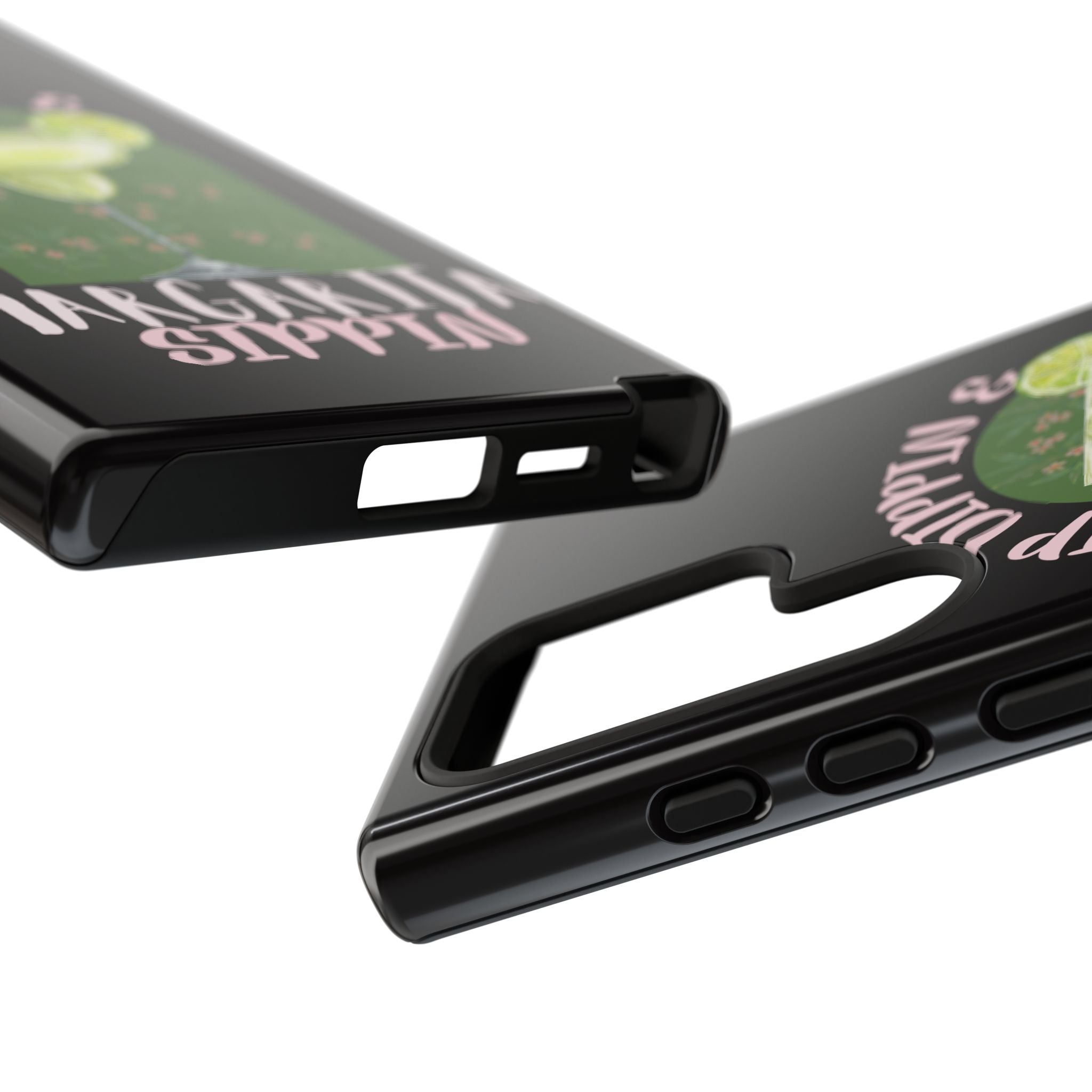 Margarita Sippin' Phone Case – 'Chip Dippin & Margarita Sippin' Cocktail Graphic