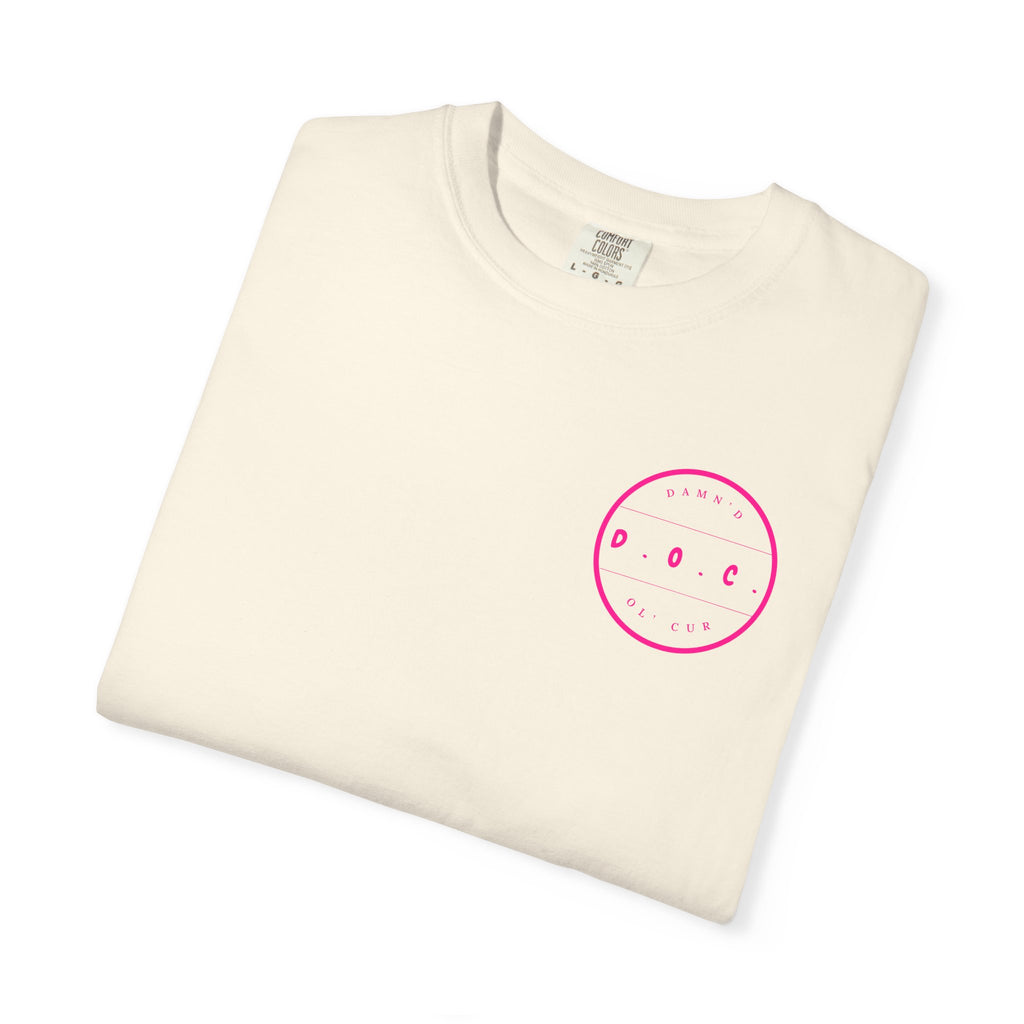 Dog Portrait T‑Shirt — 'Damn'd Ol Cur Co.' Graphic Tee