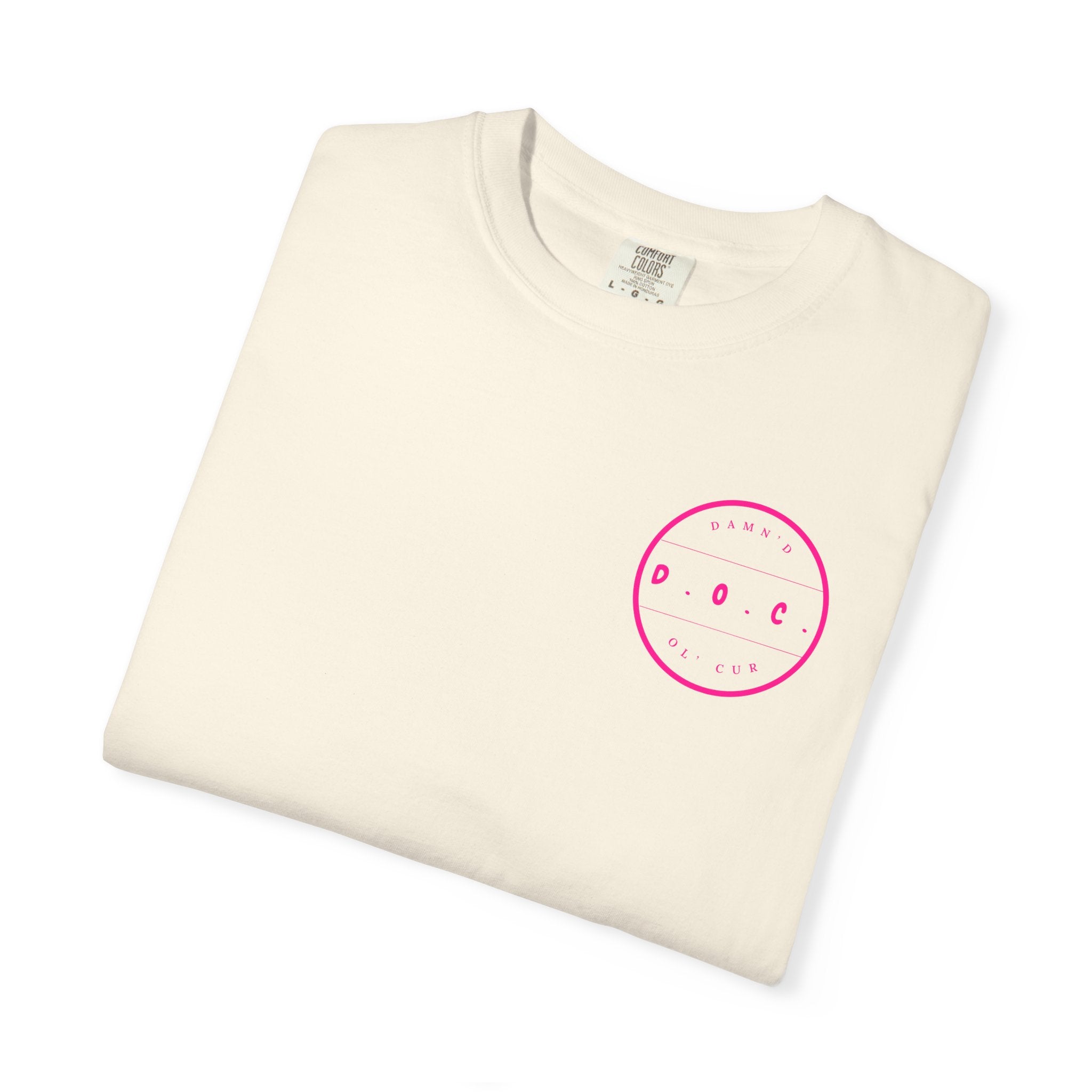 Dog Portrait T‑Shirt — 'Damn'd Ol Cur Co.' Graphic Tee