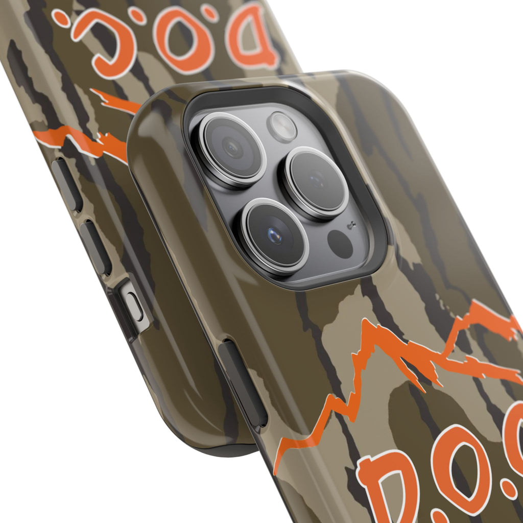 Camouflage Impact-Resistant Phone Case — D.O.C. Mountain Logo
