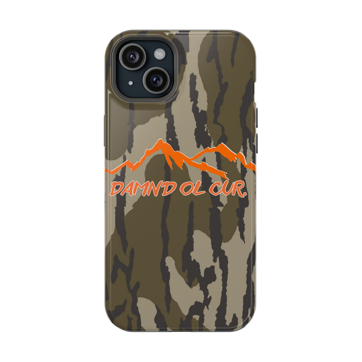 Camo Mountain Impact-Resistant Phone Case — 'Damn'd O'Clur' Outdoor Protective Cover