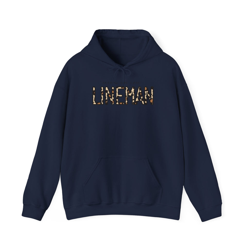 Lineman Hoodie – "dibs on the Lineman" Graphic Pullover