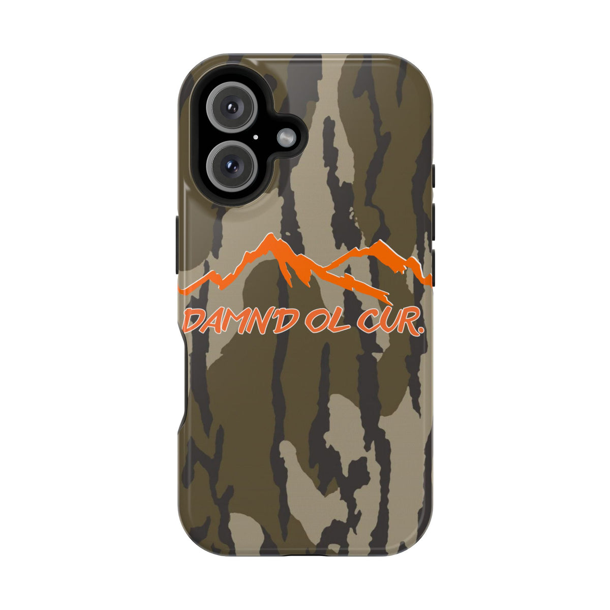 Camo Mountain Impact-Resistant Phone Case — 'Damn'd O'Clur' Outdoor Protective Cover
