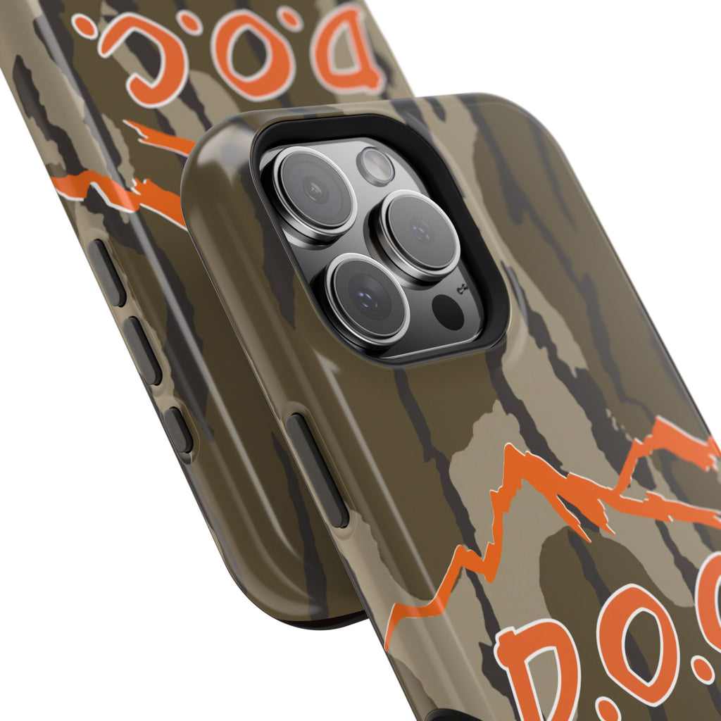 Camouflage Impact-Resistant Phone Case — D.O.C. Mountain Logo