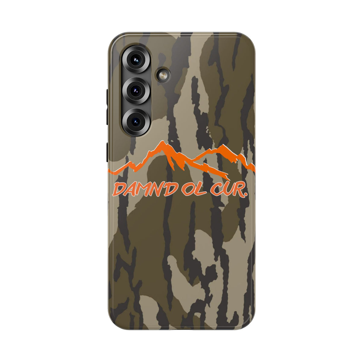 Camo Mountain Impact-Resistant Phone Case — 'Damn'd O'Clur' Outdoor Protective Cover