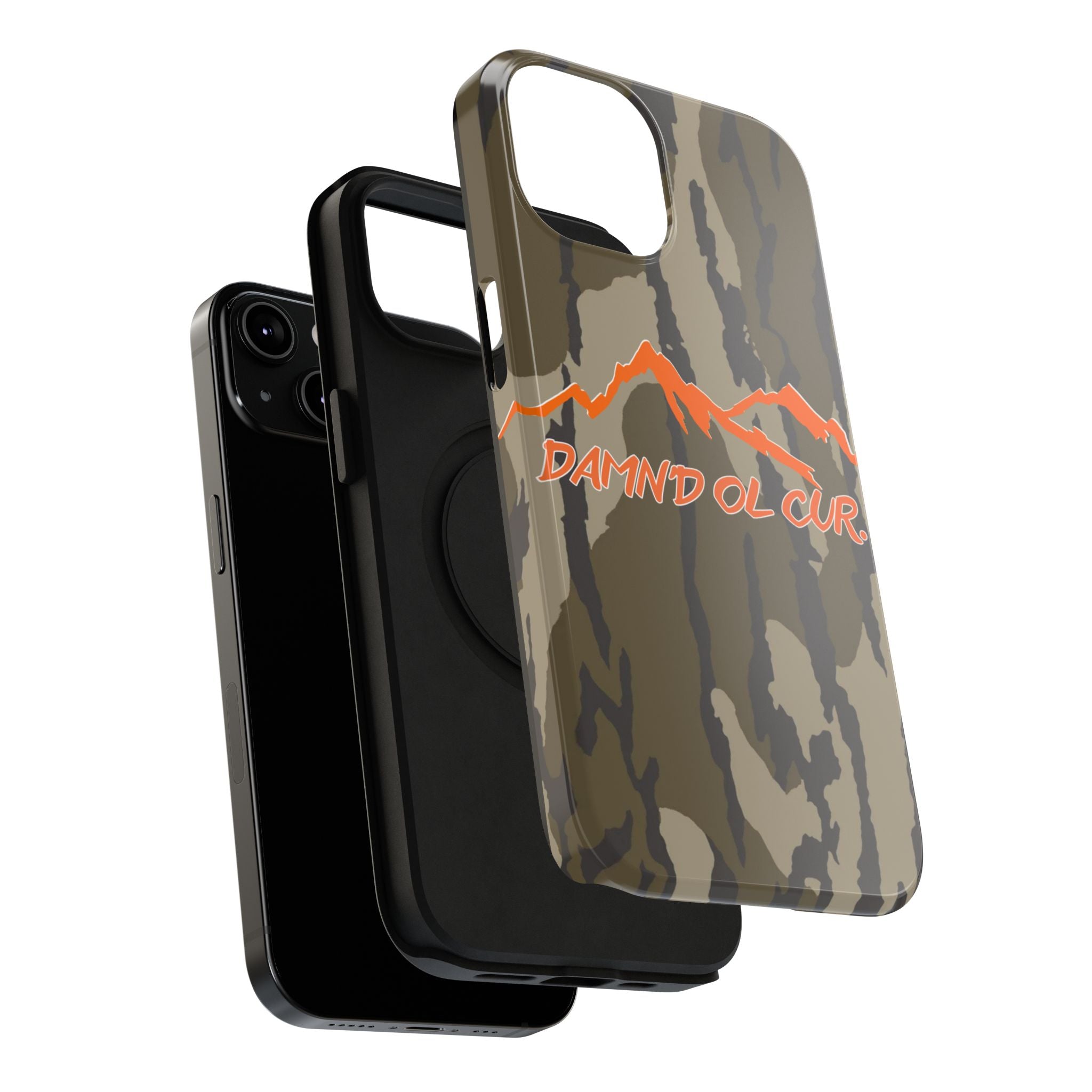 Camo Mountain Impact-Resistant Phone Case — 'Damn'd O'Clur' Outdoor Protective Cover