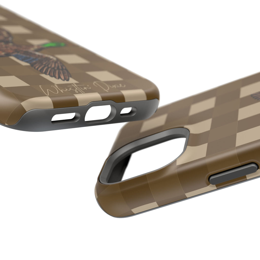 Duck Plaid Magnetic Impact-Resistant Phone Case