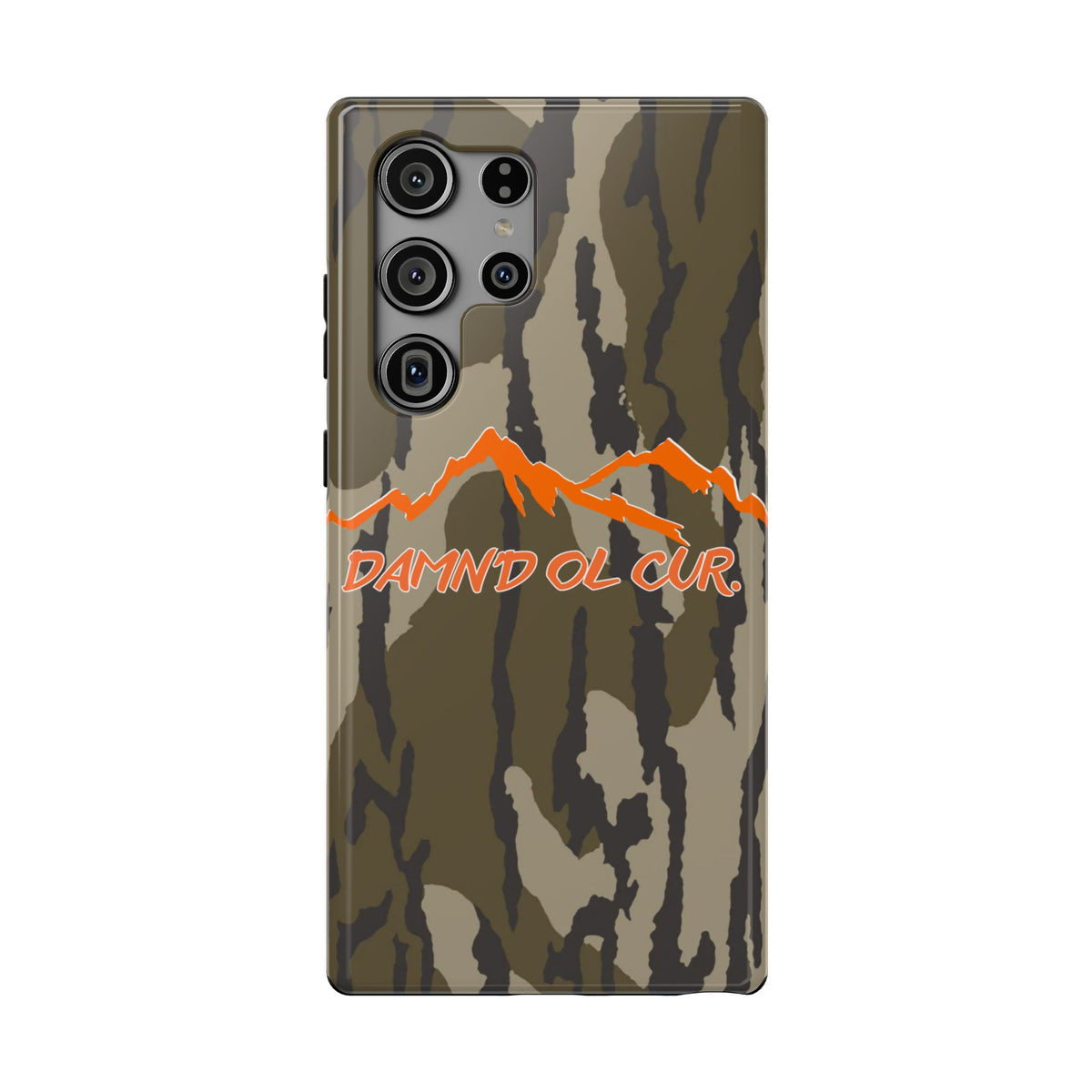 Camo Mountain Impact-Resistant Phone Case — 'Damn'd O'Clur' Outdoor Protective Cover