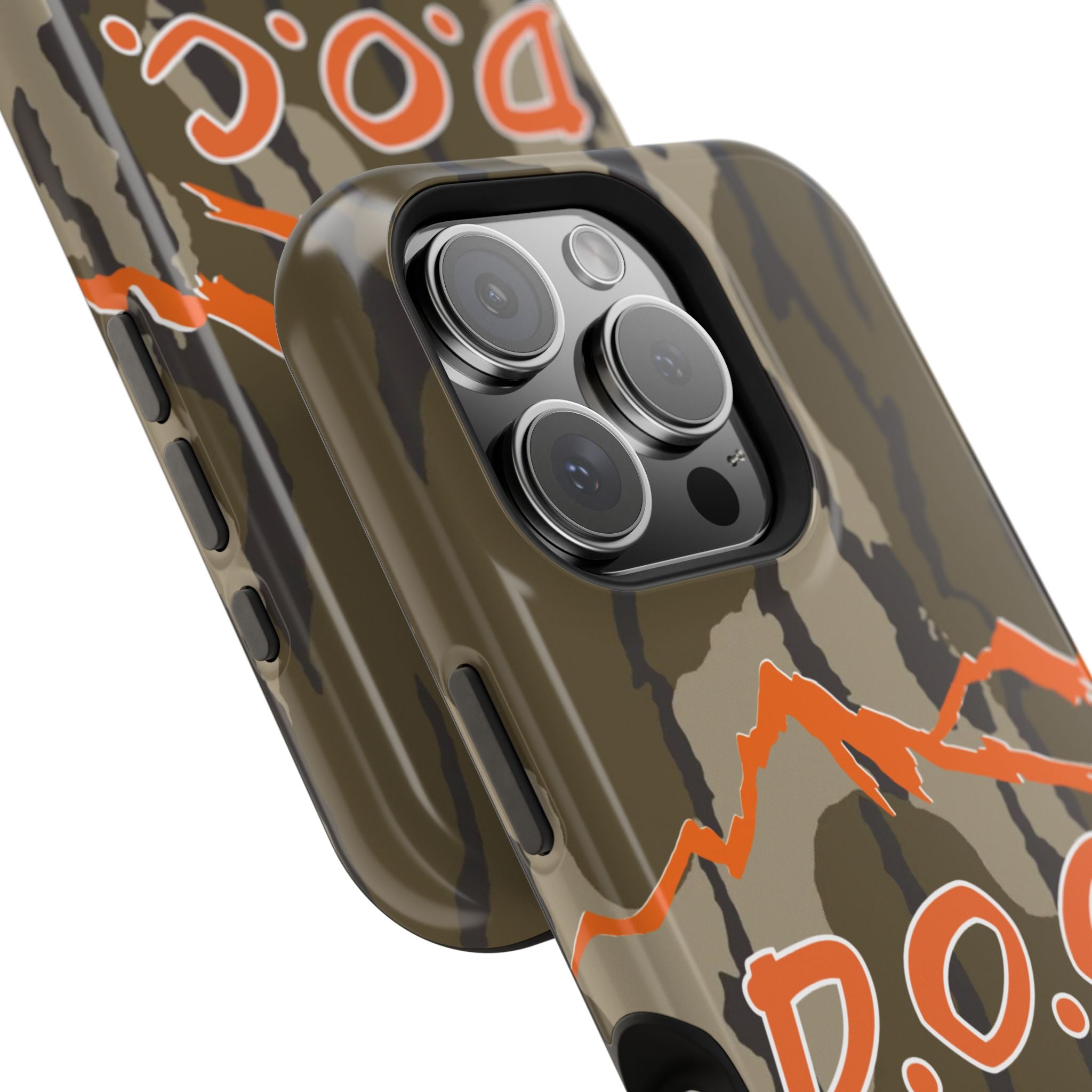 Camouflage Impact-Resistant Phone Case — D.O.C. Mountain Logo