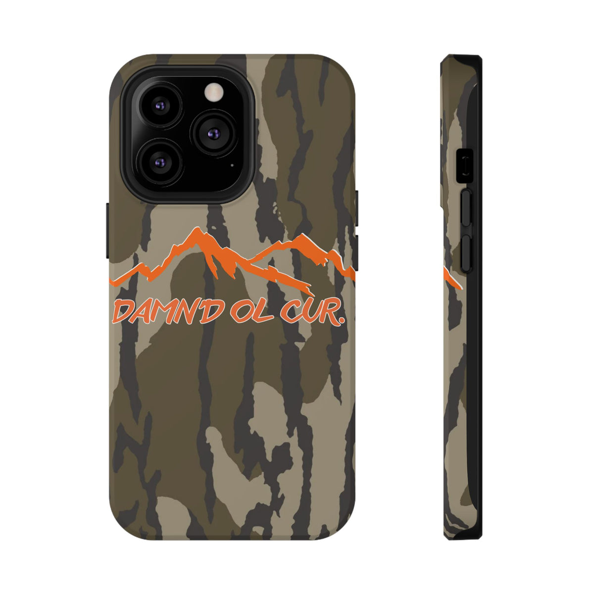 Camo Mountain Impact-Resistant Phone Case — 'Damn'd O'Clur' Outdoor Protective Cover