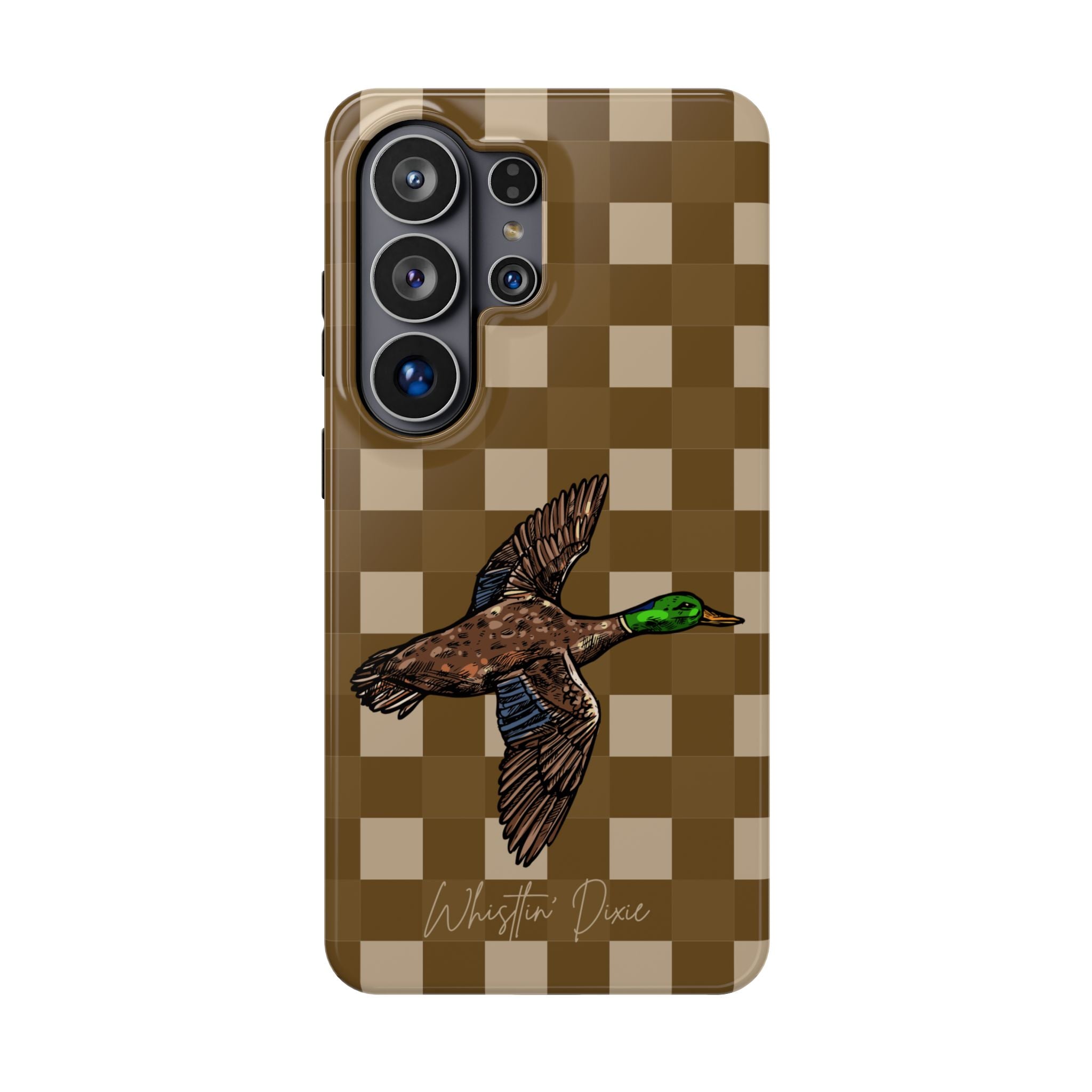 Duck Plaid Magnetic Impact-Resistant Phone Case