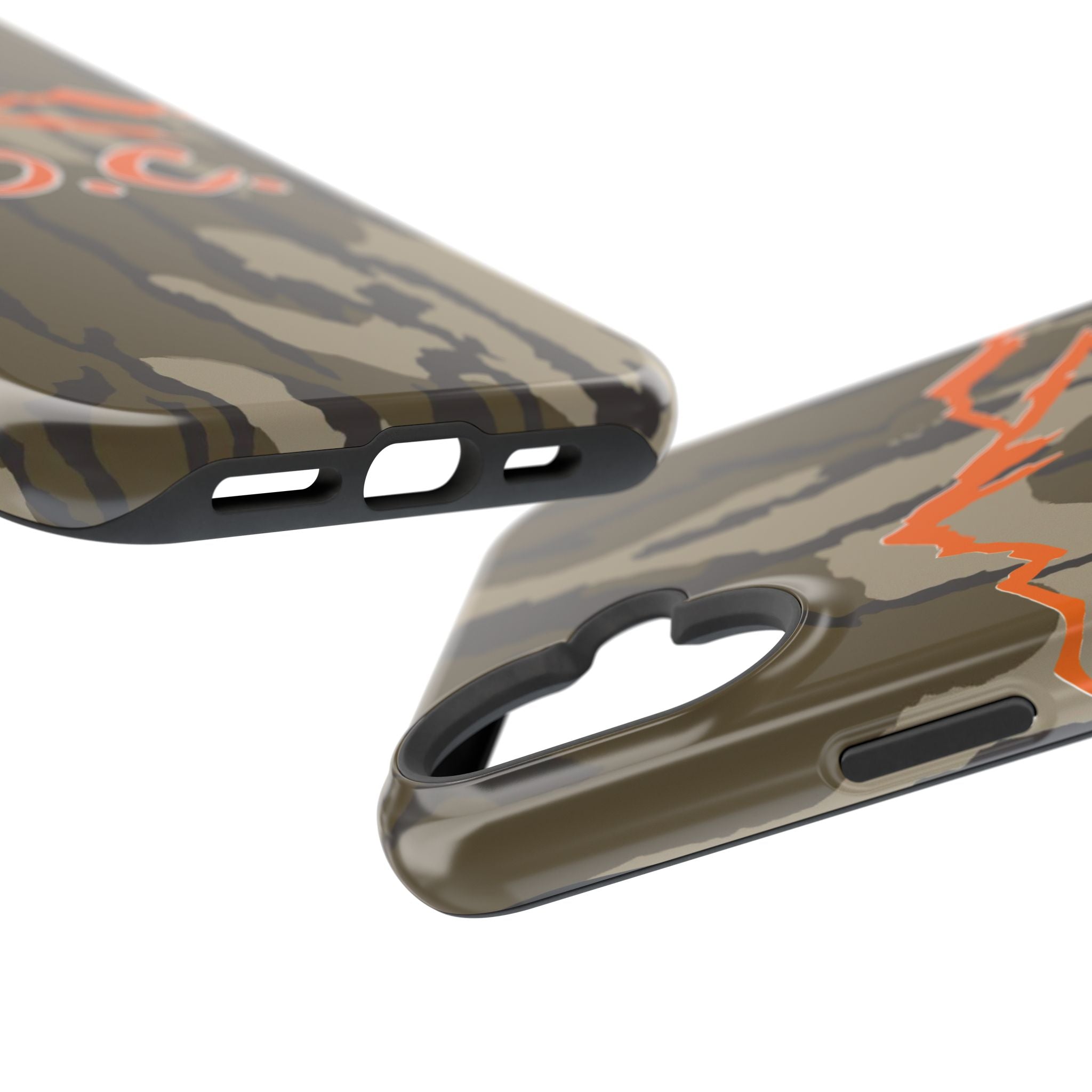 Camouflage Impact-Resistant Phone Case — D.O.C. Mountain Logo