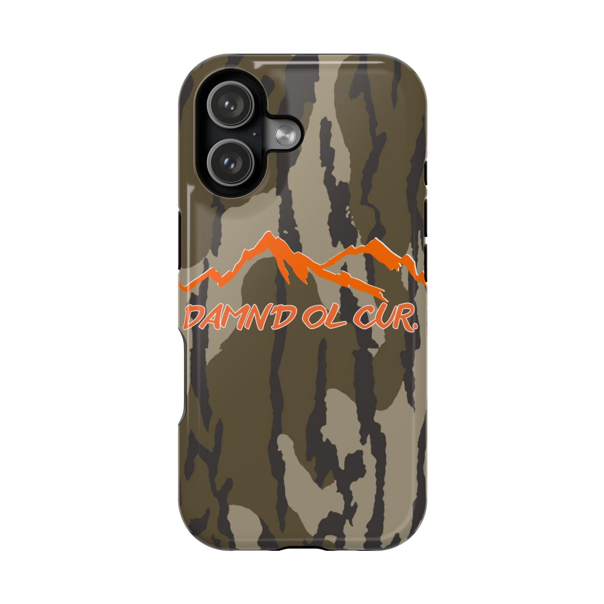Camo Mountain Impact-Resistant Phone Case — 'Damn'd O'Clur' Outdoor Protective Cover