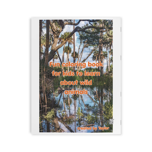 Backwoods Coloring Book — Nature & Wild Animals Coloring Pages for Kids