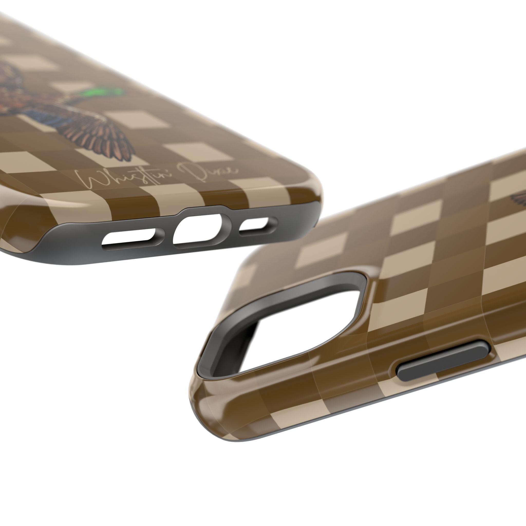 Duck Plaid Magnetic Impact-Resistant Phone Case