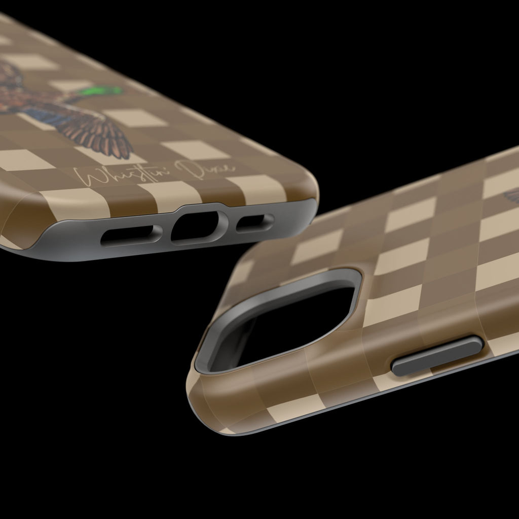 Duck Plaid Magnetic Impact-Resistant Phone Case