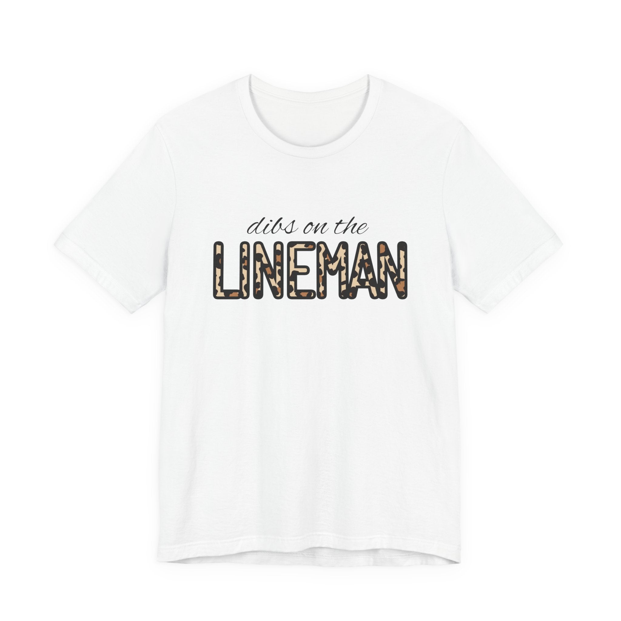 Dibs on the Lineman T-Shirt — Football Lineman Crew Tee