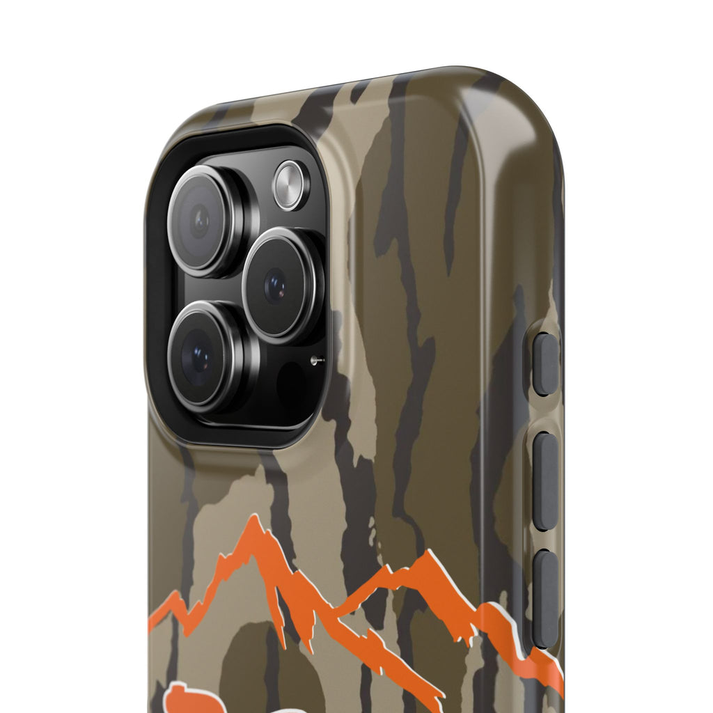Camouflage Impact-Resistant Phone Case — D.O.C. Mountain Logo
