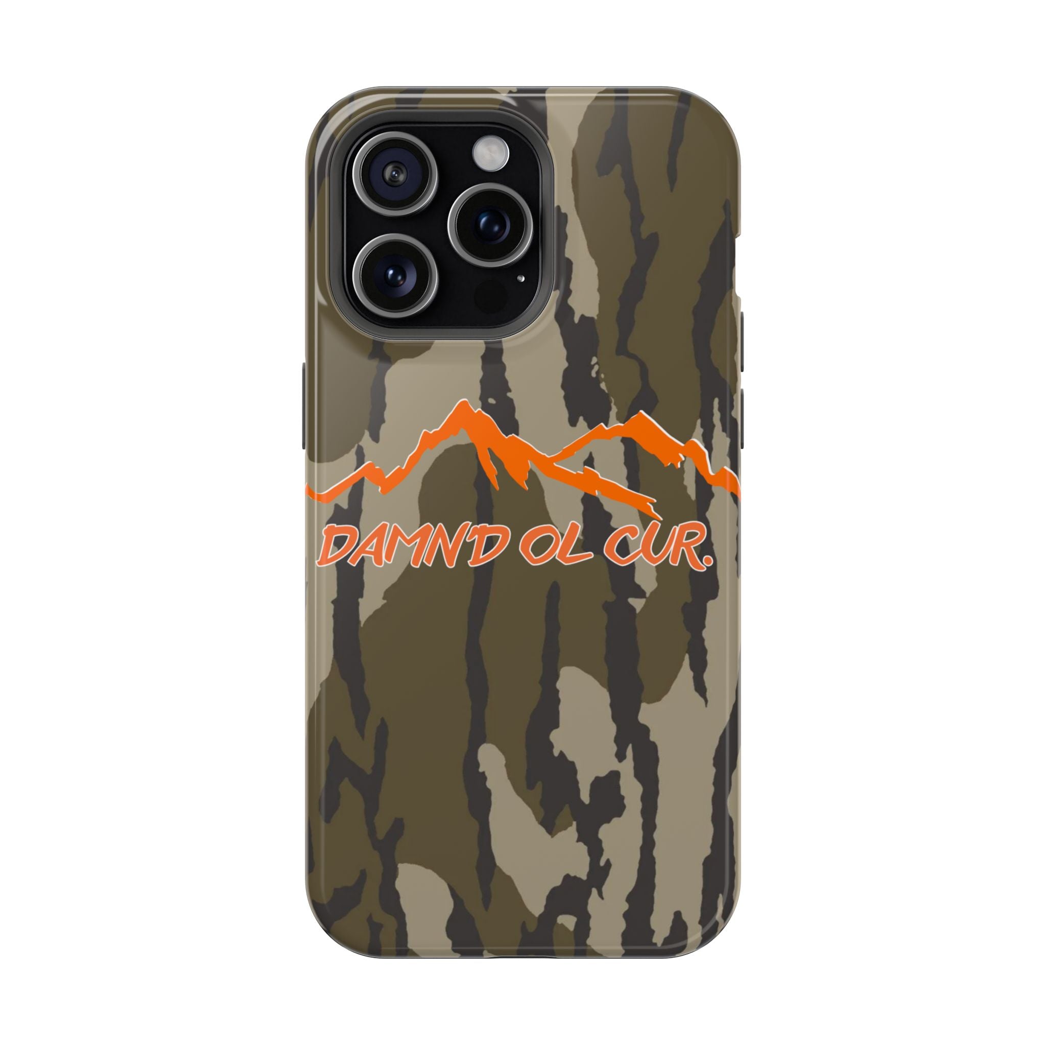 Camo Mountain Impact-Resistant Phone Case — 'Damn'd O'Clur' Outdoor Protective Cover