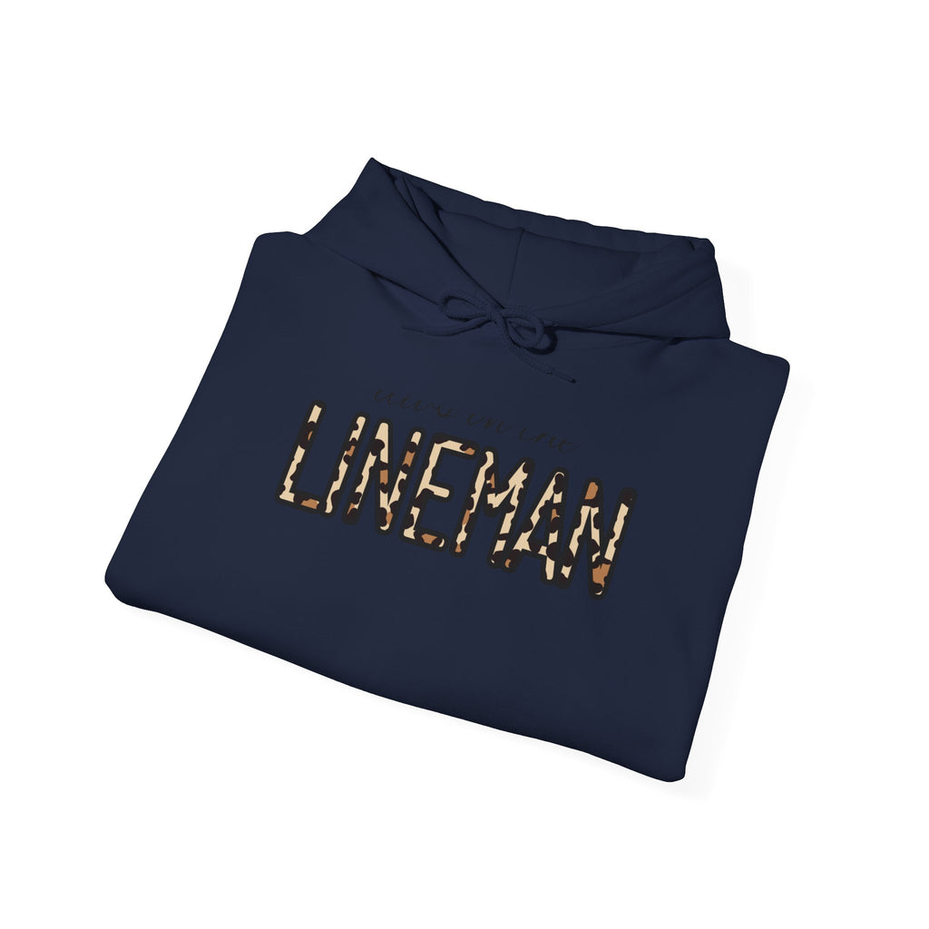 Lineman Hoodie – "dibs on the Lineman" Graphic Pullover