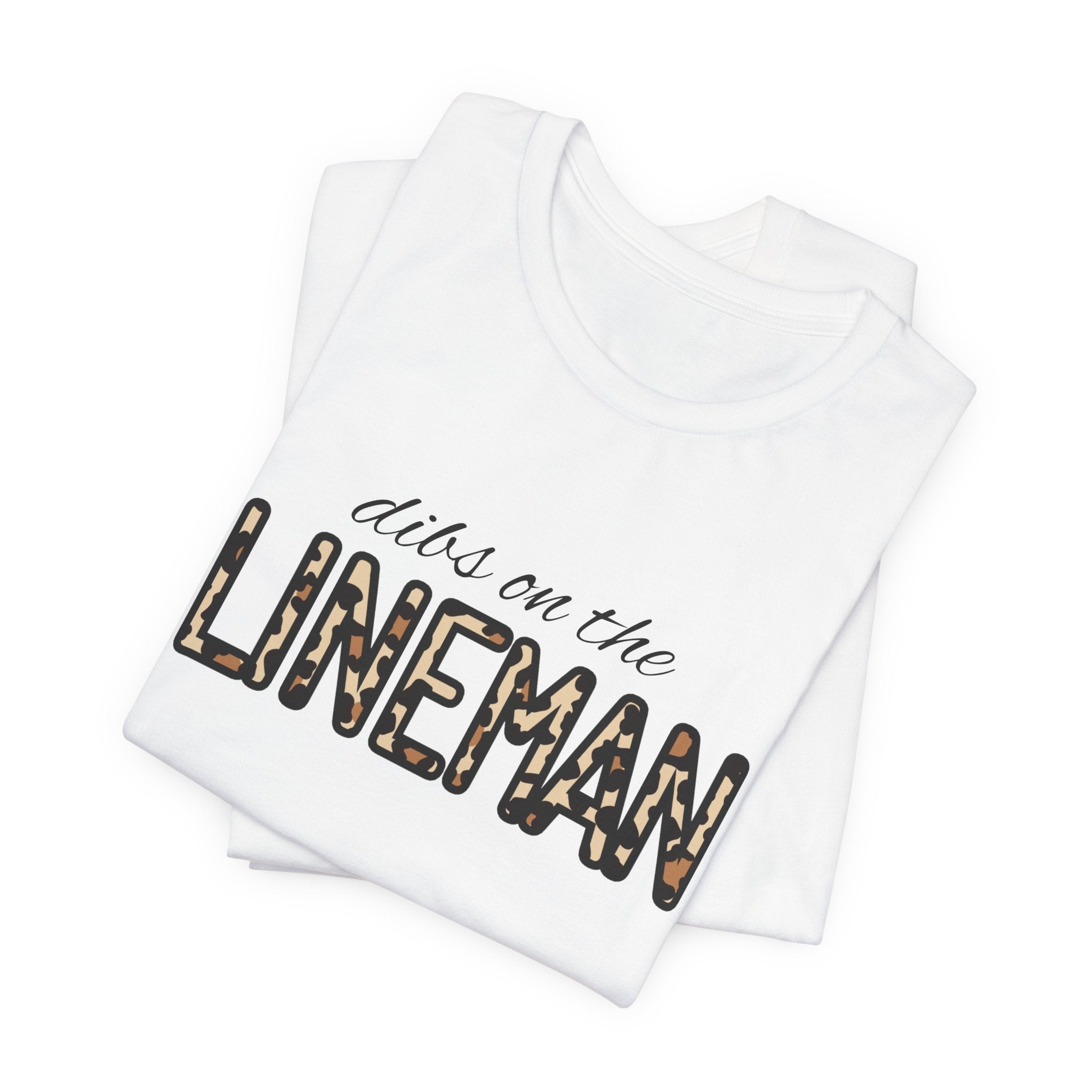 Dibs on the Lineman T-Shirt — Football Lineman Crew Tee