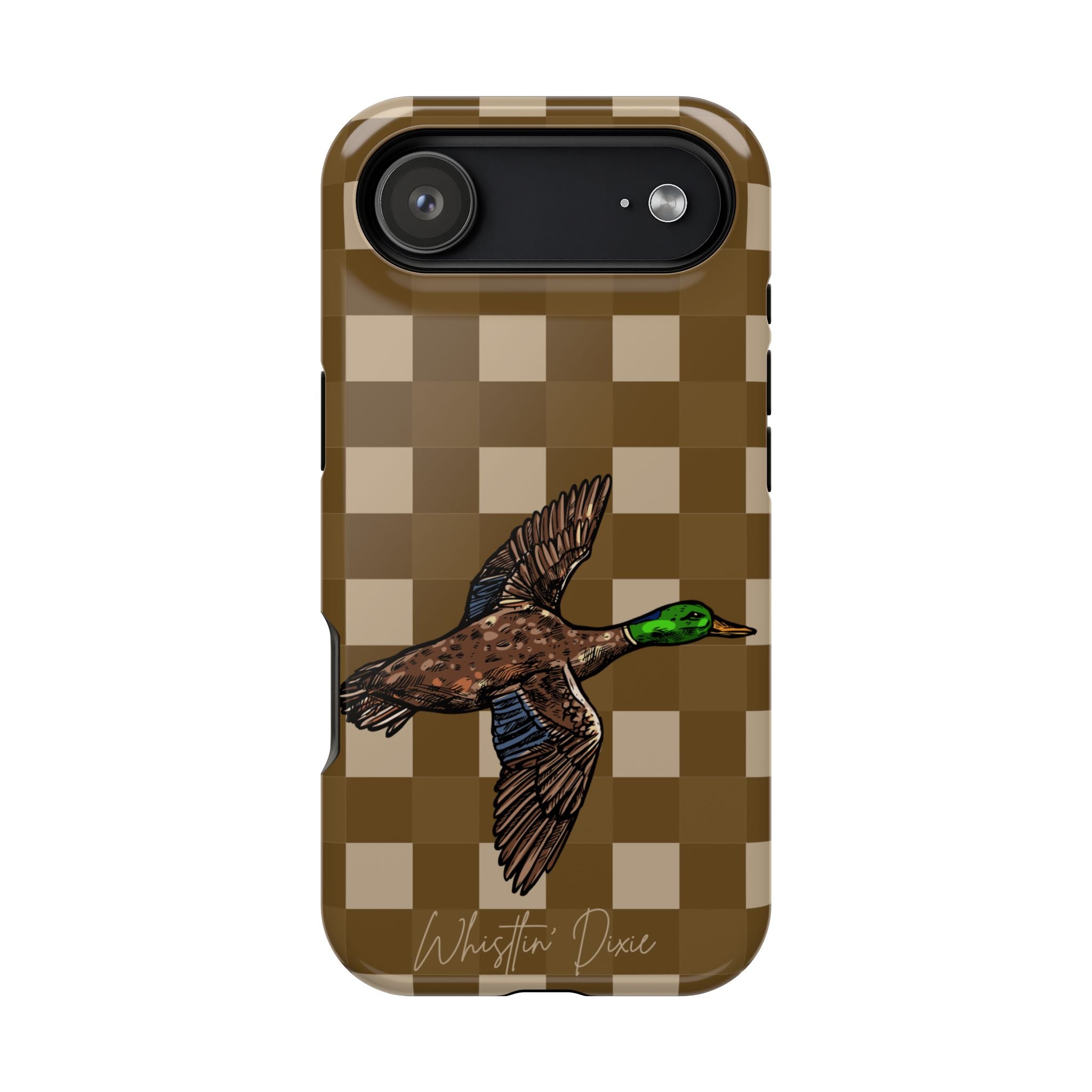 Duck Plaid Magnetic Impact-Resistant Phone Case