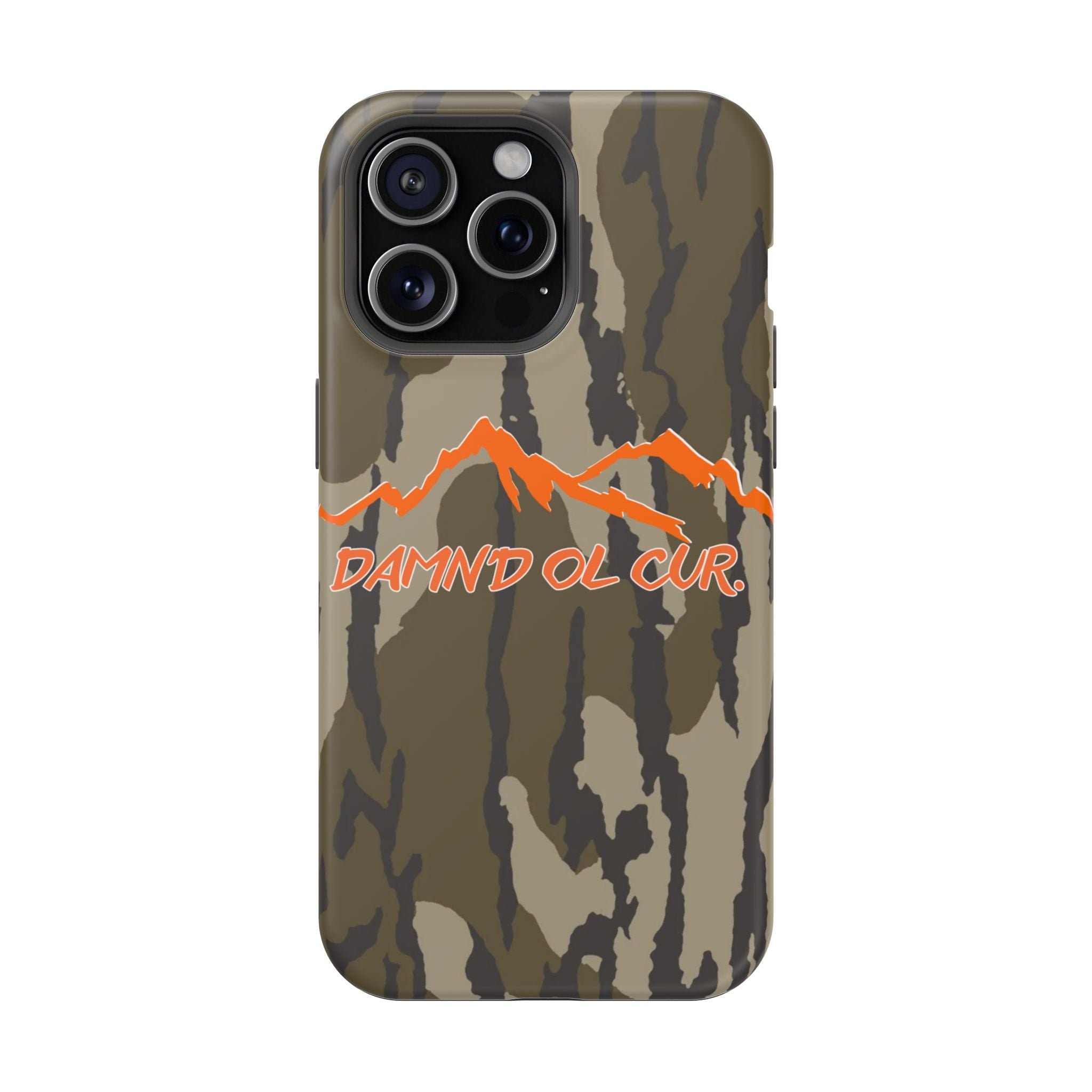 Camo Mountain Impact-Resistant Phone Case — 'Damn'd O'Clur' Outdoor Protective Cover