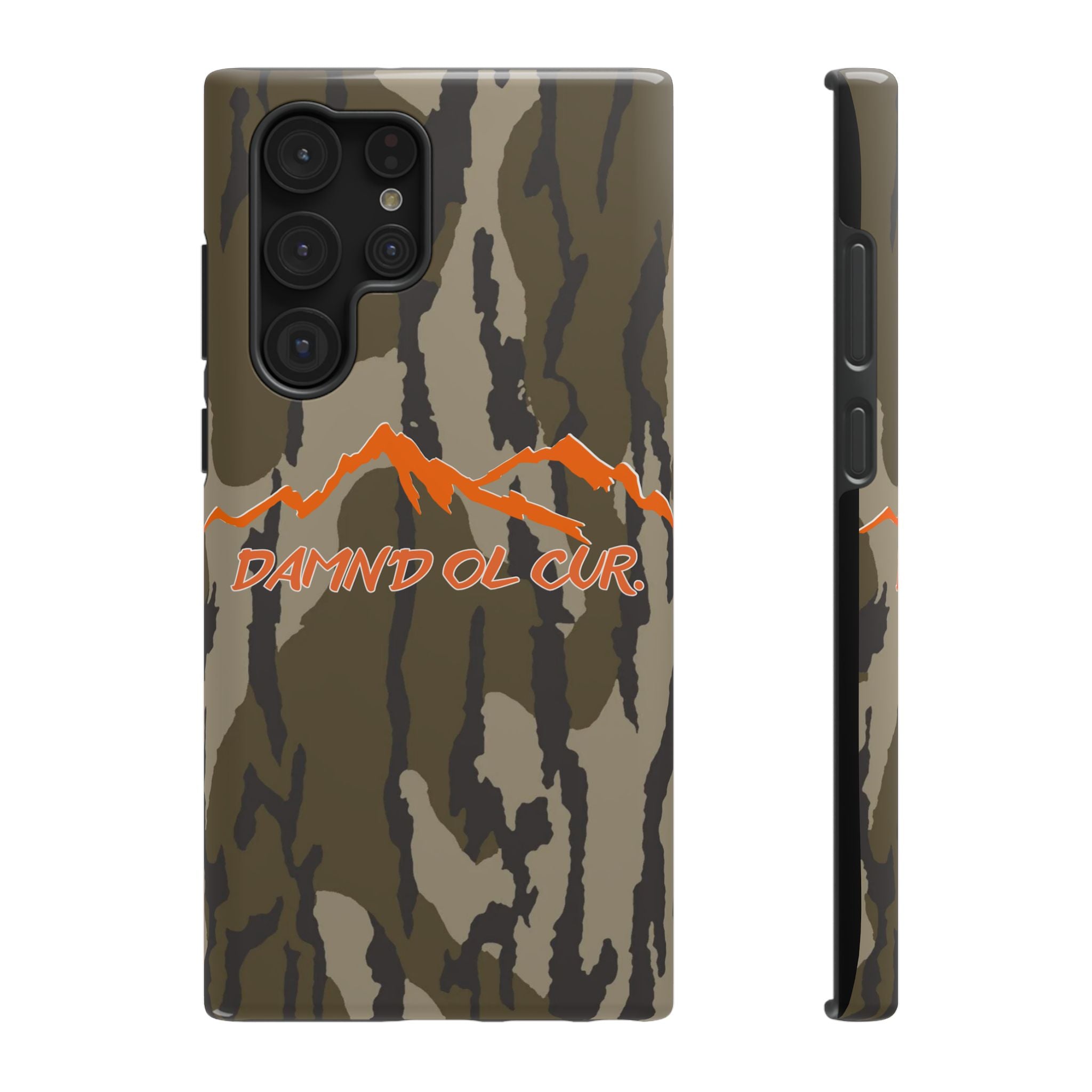 Camo Mountain Impact-Resistant Phone Case — 'Damn'd O'Clur' Outdoor Protective Cover
