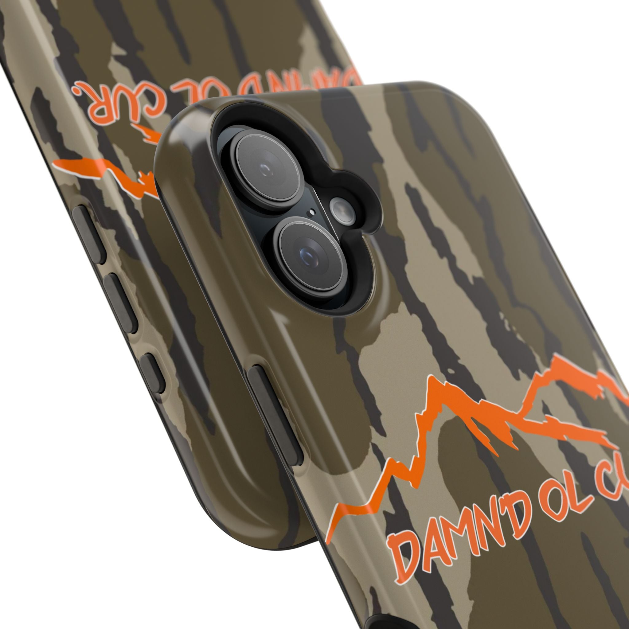 Camo Mountain Impact-Resistant Phone Case — 'Damn'd O'Clur' Outdoor Protective Cover
