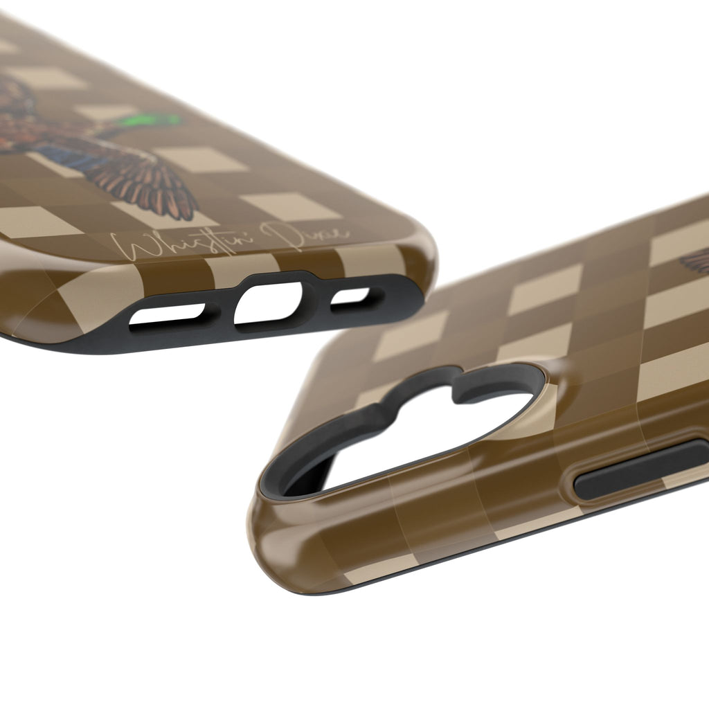 Duck Plaid Magnetic Impact-Resistant Phone Case